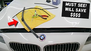 Do Not Ever Buy Expensive Windshield Wipers for Your BMW Must See [upl. by Disharoon164]