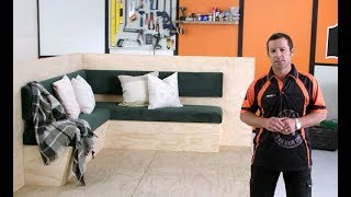 How to Build Bench Seats with Storage  Mitre 10 Easy As DIY [upl. by Leiahtan900]