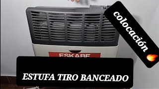 colocación de estufa tiró balanceado Eskabe [upl. by Kursh]