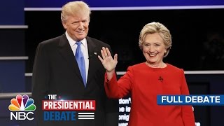 The First Presidential Debate Hillary Clinton And Donald Trump Full Debate  NBC News [upl. by Enoch]