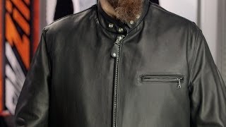 Schott 141 Cafe Racer Jacket Review at RevZillacom [upl. by Eterg]