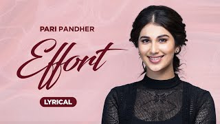 Effort  Pari Pandher Lyrical  Mxrci Season  Rav Hanjra  New Punjabi Songs 2023  Speed Punjabi [upl. by Rici616]