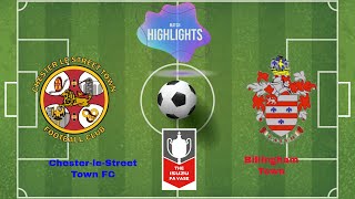 FA VASE Highlights ChesterleStreet Town FC v Billingham Town [upl. by Piotr314]