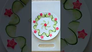 super how to make salad easy salad vegetablecarving carving cuttingskills shortstrending art [upl. by Gypsy130]