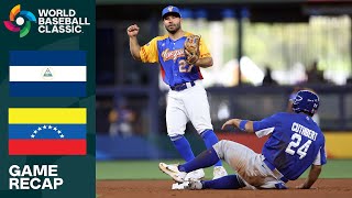 Nicaragua vs Venezuela Game Highlights  2023 World Baseball Classic [upl. by Seditsira937]