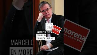 Ni se lanzó de independiente ni con Movimiento Ciudadano 😑 Marcelo Ebrard se queda en Morena 🤔 [upl. by Reni]