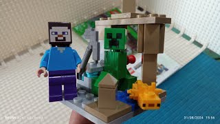 Minecraft 30647 The Dripstone Cavern Lego brand [upl. by Nylegna218]