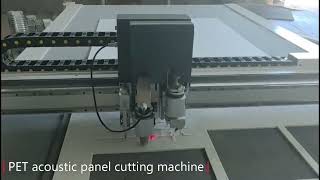 CNC Oscillating Knife Composites Soundproof Foam Acoustic Panels Glass Fiber Wool Cutting Machine [upl. by Troy342]