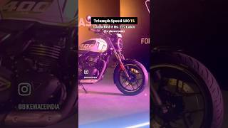 New Triumph Speed T4 Launched in India  BikeWale shorts triumphspeedt4 [upl. by Terrilyn]