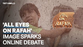 “All Eyes on Rafah” images ignites online debate [upl. by Morena]