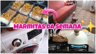 ✨Marmitas da Semana Uma Rotina leve Organização da COzinha Organização de comida 🌱✨ [upl. by Yokoyama]