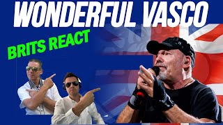 Vasco Rossi  Stupendo LIVE BRITS REACT [upl. by Ejroj]