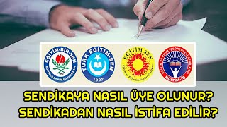 Sendikaya Nasıl Üye Olunur Sendikadan İstifa İçin Ne Yapılmalı Öğretmen Sendika Üyelik ve İstifa [upl. by Dagna]