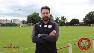 270724 Harrogate Railway 30 Selby Town FC postmatch interview [upl. by Liebowitz]