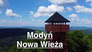 98Nowa wieża na Modyniu Dron 4K🇵🇱 fajna i prosta trasa dla wszystkich [upl. by Sullivan]