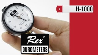 REX H1000  MiniDial Durometer product video presentation [upl. by Girand]