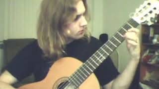 HOLY WARS FlamencoClassical Guitar SOLO Interlude  Megadeth  Nick Palmquist Guitar [upl. by Ahsoyem]