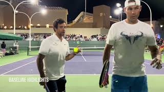 Rafael Nadal Extended Court Level Practice  2024 IW  4K [upl. by Nevets]