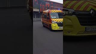 depart VSAV 1 VSAV 3 et VSR du puy en velay secouriste pompiers vsav sdis43 depart VSR [upl. by Annael]