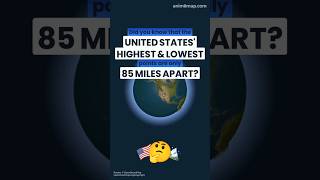 The surprisingly close highest and lowest point in the US [upl. by Nostaw]