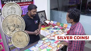 Coin Kings Indian Silver Coins Bought for Good Price [upl. by Atsillac962]