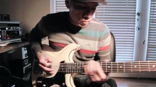 Eastwood Sidejack Bass VI Mosrite style guitar demo  RJ Ronquillo [upl. by Macmullin]