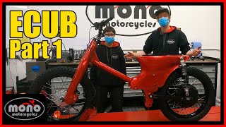 Honda C90 eCub build Part 1 [upl. by Ayr]