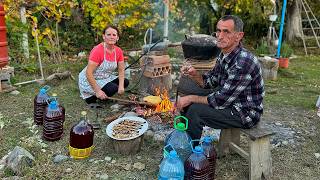 🍇 Grape Rakia Wine and Juice Production 🍷🥤  Traditional Methods Passed Down from Generations 🍇🍶 [upl. by Gitlow899]