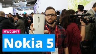 Nokia 5 con Android Nougat anteprima dal MWC 2017  Hardware Upgrade [upl. by Bartlett]