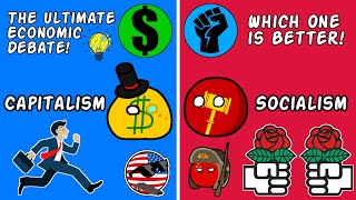 Capitalism Vs Socialism Explained In 6 Minutes [upl. by Marlin]