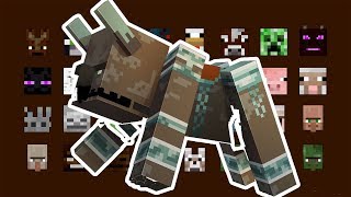 RAVAGER VS ALL MOBS  MINECRAFT [upl. by Nelly]