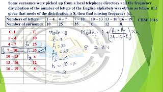 Some surnames were picked up from a local telephone directory and the frequency distribution of the [upl. by Ainehta]