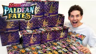 Opening 100x Pokémon Paldean Fates Booster Packs [upl. by Yliram]