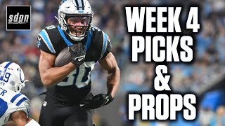 NFL Week 4 Picks Player Props amp Best Bets  Drew amp Stew [upl. by Olnee372]