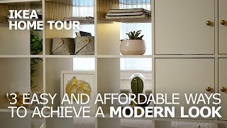 3 Modern Decorating Ideas for Your Studio Apartment  IKEA Home Tour [upl. by Magdalena]