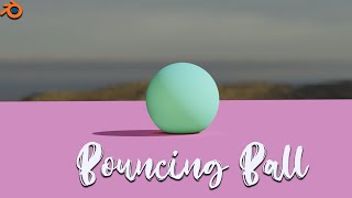 How to create Bouncing ball simulations  Beginners Blender tutorial [upl. by Nelon852]