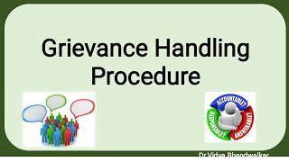 Grievance Handling Procedure l Meaning Causes Process approch [upl. by Ludie]