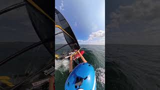 Blasting on the fin windsurfing [upl. by Surazal]