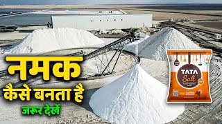 How Salt is Made in Factories  Namak kaise banta hai  In Facts Official [upl. by Orianna855]