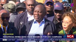 Ramaphosa denies using state resources for ANC campaign [upl. by Eddra611]