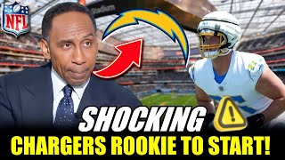 📢🏆 SHOCKING CHARGERS’ ROOKIE TO START LOS ANGELES CHARGER NEWS [upl. by Dwyer]