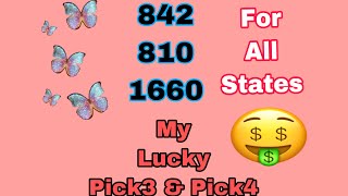 My LUCKY Pick 3amp Pick 4 numbers for the 2nd week of May 2021 [upl. by Shayna]