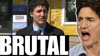 Justin Trudeau gets HECKLED for 2 mins straight at todays Press Conference [upl. by Paton]