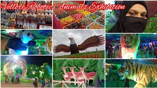 new Robotic Animals and Birds Exhibitionin Vellore new shop available in Vellore fort part1 [upl. by Mathe]