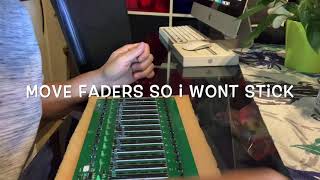 FIXING BROKEN FADER Chauvet Obey 70 DMX CONTROLLER [upl. by Olnek]