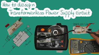 Transformerless Power Supply Circuit [upl. by Nojed409]