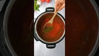 Easy amp Creamy Instant Pot Tomato Soup shorts [upl. by Natsirt]