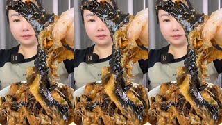 monkfish fish mukbang [upl. by Nicodemus]