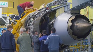 Russias Locallymade PD14 Turbofan Engine for MC21310 Jetliner [upl. by Pressey]