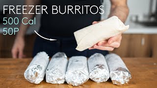 Meal Prep Burritos for the Freezer Low Calorie High Protein [upl. by Friederike278]